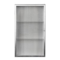 Bild von Ferm Living Haze Wandschrank 60x35 cm - Geriffeltes Glas/Edelstahl