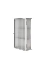 Bild von Ferm Living Haze Wandschrank 60x35 cm - Geriffeltes Glas/Edelstahl