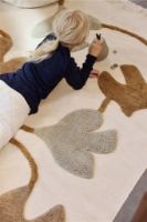 Bild von Ferm Living Swif Bird Wollteppich 140x200 cm - Uld/Multi