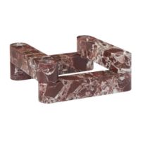 Bild von Ferm Living Newel Modular Kerzenhalter 4er Set 18x18 cm - Marmor/Rosso