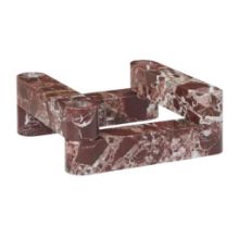 Bild von Ferm Living Newel Modular Kerzenhalter 4er Set 18x18 cm - Marmor/Rosso