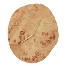 Bild von Ferm Living Melt Wanduhr 28x33 cm - Natürliches Wurzelholz