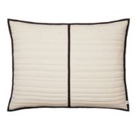 Bild von Ferm Living Vari Quilted Kissen Rechteckig 80x60 cm - Natur/Dunkel