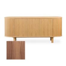 Bild von Skovby SM543 Sideboard 82x194 cm – Lackiertes Walnussholz