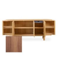 Bild von Skovby SM543 Sideboard 82x194 cm – Lackiertes Walnussholz