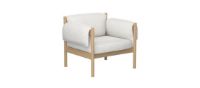 Bild von Skovby SM850 Loungesessel H: 74 cm - Naturgeölte Eiche/Cyber 23