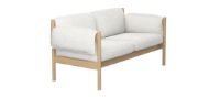 Bild von Skovby SM851 Loungesofa H: 74 cm - Naturgeölte Eiche/Cyber 23