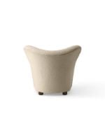 Bild von Audo Copenhagen The Tired Man Loungesessel H: 88 cm - Dunkel gebeizte Eiche/Baena 15
