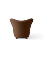 Bild von Audo Copenhagen The Tired Man Loungesessel H: 88 cm - Dunkel gebeizte Eiche/Baena 95