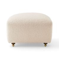 Bild von Audo Copenhagen The Tired Man Loungesessel H: 88 cm - Dunkel gebeizte Eiche/Baena YC04064-03