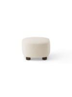 Bild von Audo Copenhagen The Tired Man Loungesessel H: 88 cm - Dunkel gebeizte Eiche/Baena YC04064-03