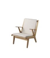 Bild von FDB Furniture J53 Sessel H:77,6 cm - Geölte Eiche/00 Monza Beige