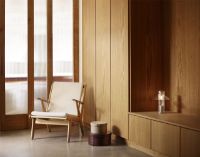Bild von FDB Furniture J53 Sessel H:77,6 cm - Geölte Eiche/00 Monza Beige