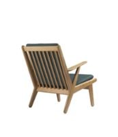 Bild von FDB Furniture J53 Sessel H:77,6 cm - Geölte Eiche/32 MLF Grün