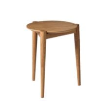 Bild von FDB Furniture J160 Søs Hocker H: 45 cm – Massive geölte Eiche
