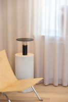 Bild von Piet Hein Tempel 280 Tischleuchte H: 24,5 cm - Aluminium/Schwarz