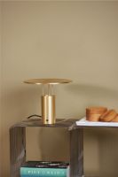 Bild von Piet Hein Tempel 280 Tischlampe H: 24,5 cm - Aluminium/Messing