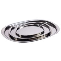 Bild von Piet Hein Super-Ellipsentrainer-Tablett, 3er-Pack, Edelstahl