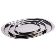 Bild von Piet Hein Super-Ellipsentrainer-Tablett, 3er-Pack, Edelstahl