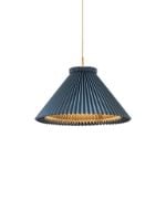 Bild von Le Klint Modell 1 Pendelleuchte Ø: 40 cm – Messing/Jeansblau