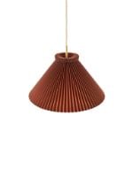 Bild von Le Klint Modell 1 Lampenschirm Ø: 40 cm - Messing/Schokolade