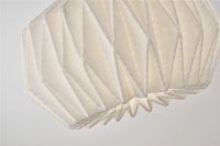 Bild von Le Klint 164 Softly Pleated I Pendelleuchte Rund M Ø: 62 cm - Messing/Weiß