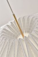Bild von Le Klint 164 Softly Pleated I Pendelleuchte Rund S Ø: 42 cm - Messing/Weiß