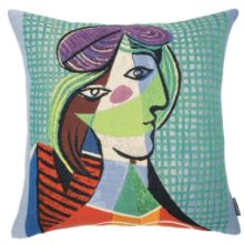 Bild von Poulin Design Picasso Pude 45x45 cm - Kopf einer Frau (1955)