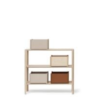 Bild von Form & Refine Leaf Regal 1x3 L: 100 cm - Weißeiche