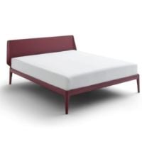 Bild von Auping Essential Bettgestell 180x200cm - Aluminium/Burgund