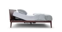 Bild von Auping Essential Bettgestell 180x200cm - Aluminium/Burgund