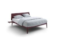 Bild von Auping Essential Bettgestell 180x200cm - Aluminium/Burgund