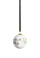 Bild von Kähler Hammershøi Weihnachtskugel 2024 Ø: 6 cm - weiß m. Dekoration OUTLET