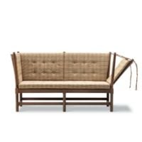 Bild von Fredericia Furniture 1789 2 Pers. Lattenrostsofa Rechts L: 160 cm - Kastanienbraune Buche/Steelcut Beat 0335