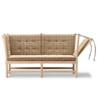 Bild von Fredericia Furniture 1789 2 Pers. Lattenrostsofa Rechts L: 160 cm - Kastanienbraune Buche/Steelcut Beat 0335