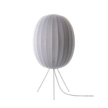 Bild von Made By Hand Knit-Wit Oval Floor Medium Ø: 65 cm - Silber