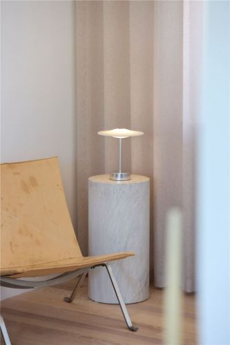 Piet Hein Sinus 22 Tragbare Tischleuchte H: 25 cm - Aluminium/Stahl