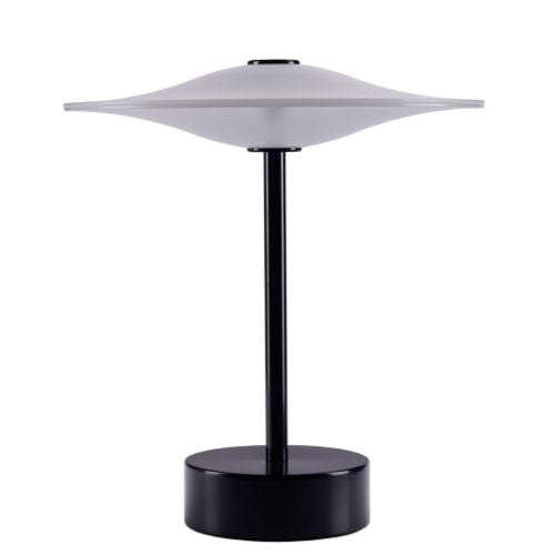 Piet Hein Sinus 22 Portable Bordlampe H: 25 cm - Aluminium/Black