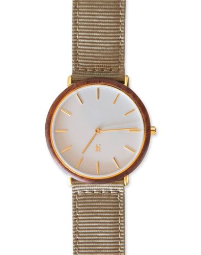 Hemverk Armbåndsur Ø: 40 mm - Graham Warm Grey/Taupe Nylon