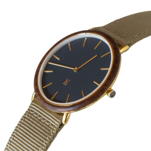 Hemverk-Armbanduhr Ø: 40 mm – Graham Smokey Blue/Taupe