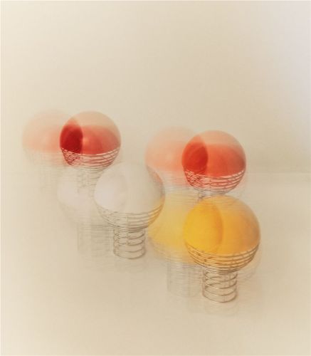 Verpan Wire Tragbare Lampe H: 25 cm - Aluminium/Gelb