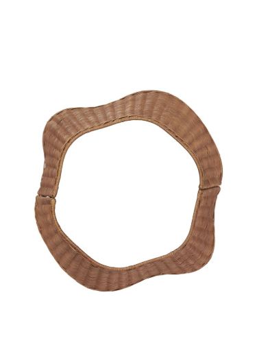 Ferm Living Drape Geflochtener Weihnachtsbaumständer B: 53 cm - Naturrattan