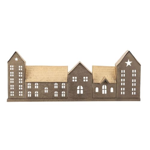 Bloomingville Noeli Fyrfadsstage L: 52 cm - Jern/Gud