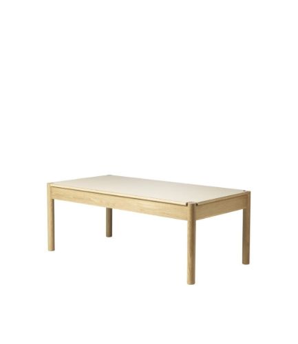 FDB Møbler C44 Couchtisch M. Reversible Tischplatte 120x60 cm - Beige/Schwarzes Laminat