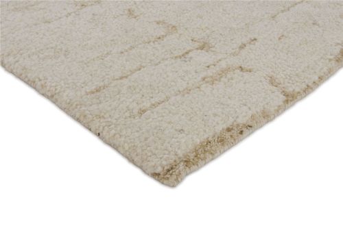 Rezas Amber Kollektion Teppich 240x170 cm - KB-10W Weiß Natur