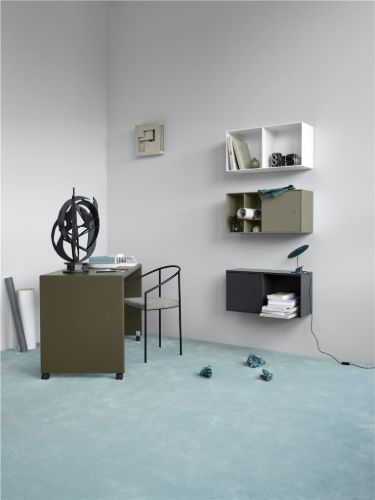 Montana Mini 1002 Modul mit Regalböden 35x35 cm - 04 Anthrazit