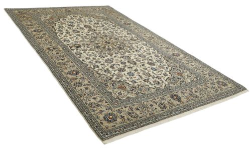 Rezas Keshan Feiner Teppich 194 x 308 cm – Baumwolle/Multi