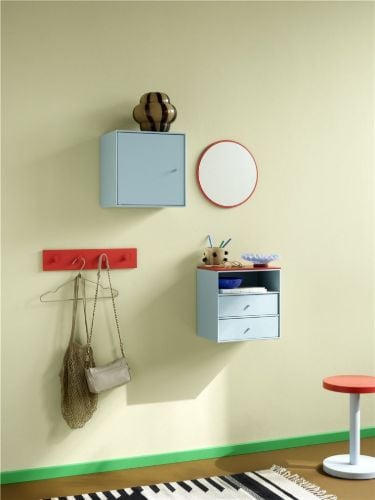 Montana Mini 1006 Modul mit 2 Schubladen 35x35 cm - 148 Flint