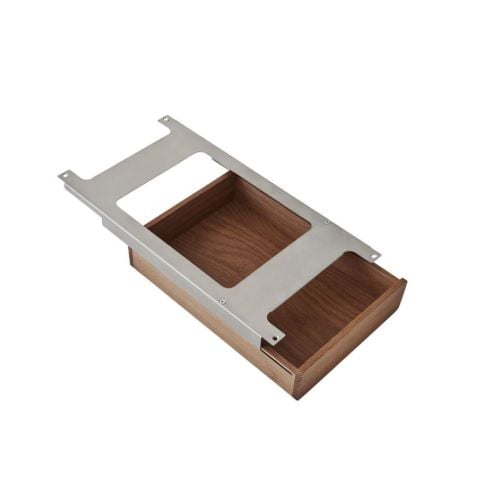 Vipp 430 Studio Desk Drawer 29x56 cm - Aluminium/Valnød