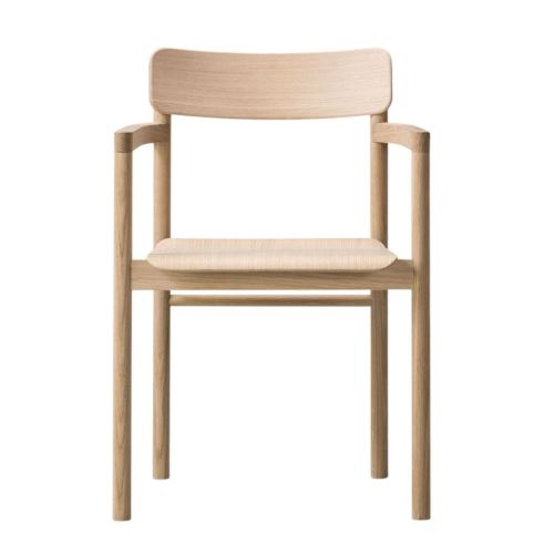 Fredericia Furniture 3445 Post Chair H: 79,5 cm - Lys Olieret Eg